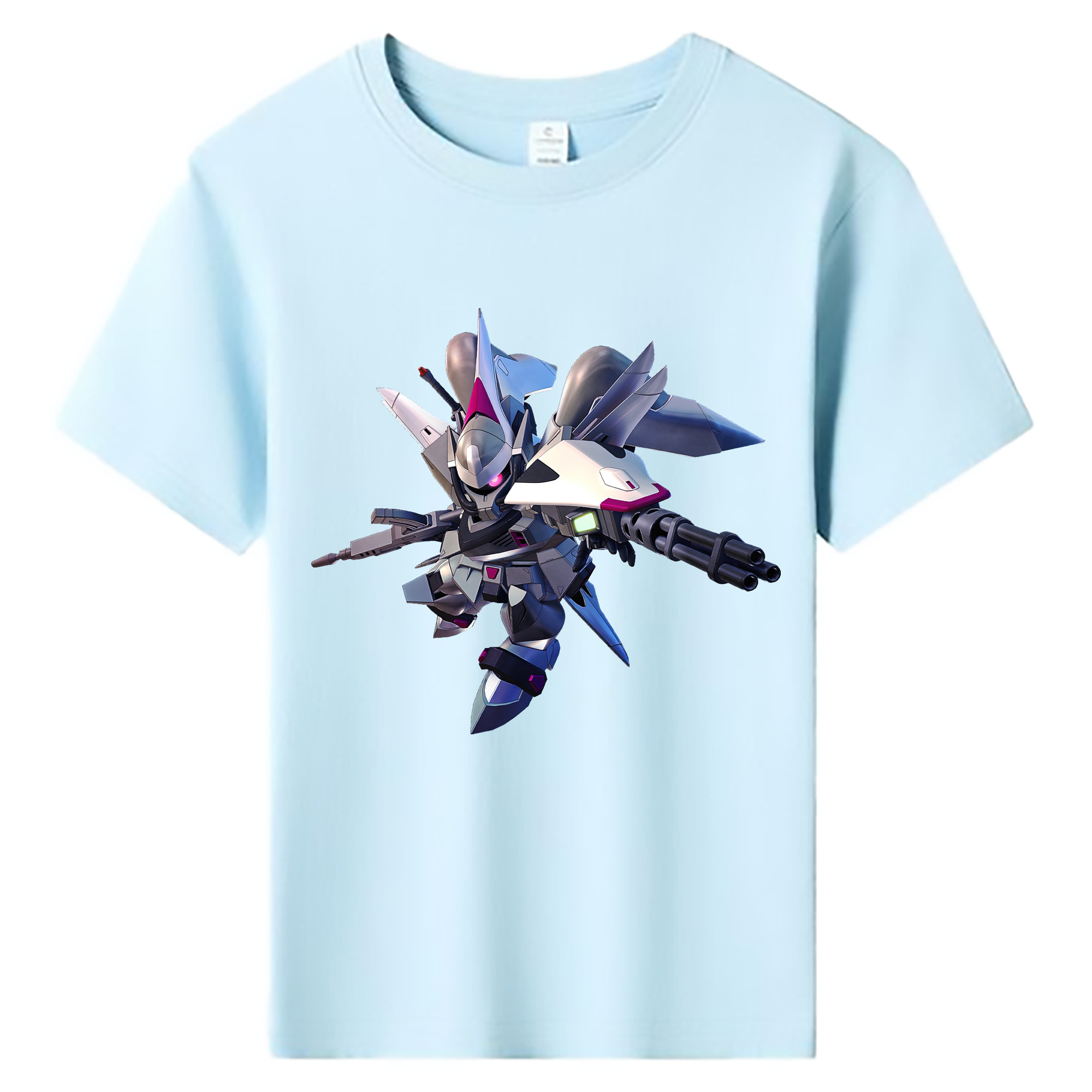 （画像用） 機動戦士ガンダム Mobile Suit Gundam 綿100％キッズTシャツ（フロントプリント）